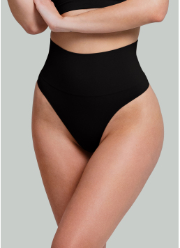 Nahtlose String-Slip mit leichter Shaping-Wirkung – STRING SHAPEWEAR (black)