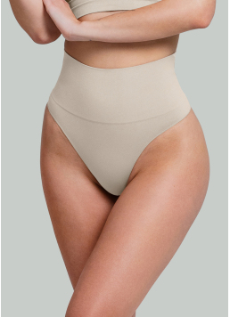Seamless thong with light shaping effect – STRING SHAPEWEAR (light nude)