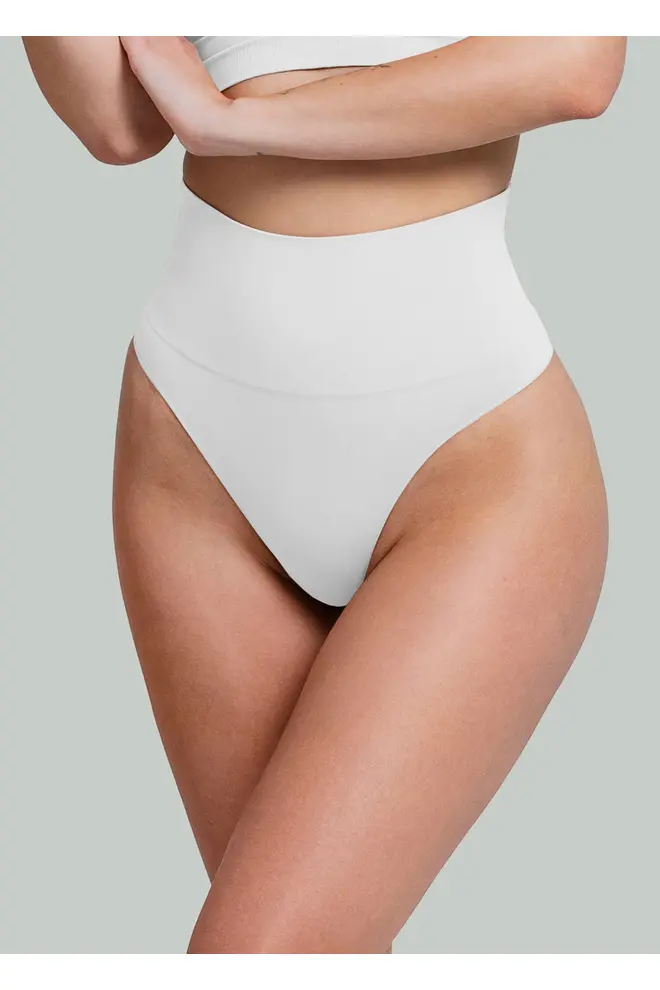 Nahtlose String-Slip mit leichter Shaping-Wirkung – STRING SHAPEWEAR (white) Nahtlose String-Slip mit leichter Shaping-Wirkung – STRING SHAPEWEAR (white)