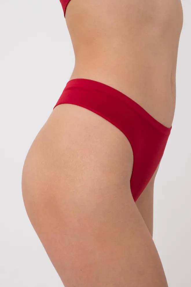 Microfibre G-string STRING BRIEFS COLOR (winery)