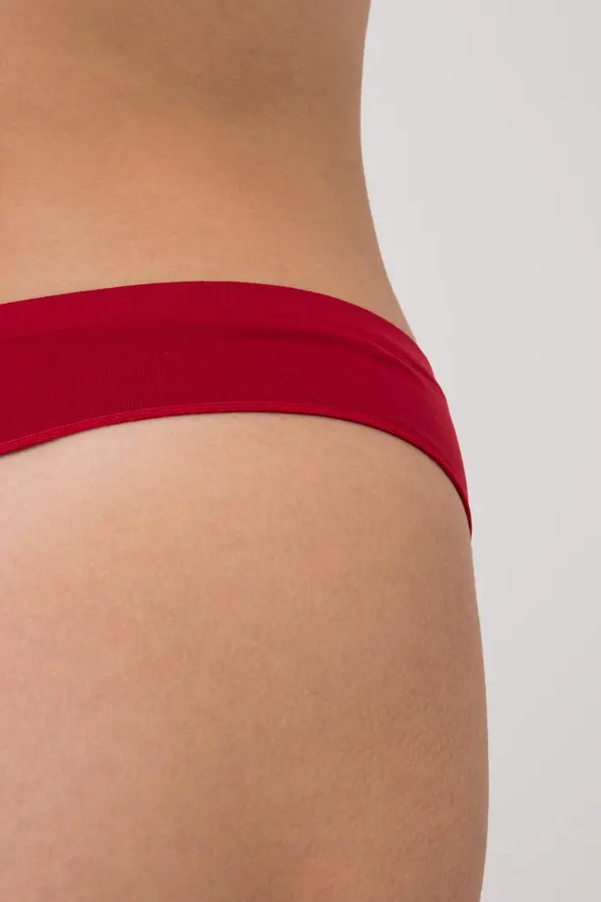 Microfibre G-string STRING BRIEFS COLOR (winery)