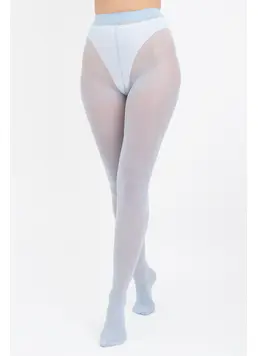 Matte Strumpfhose aus Mikrofaser SAMBA 40 den (blue yogurt)