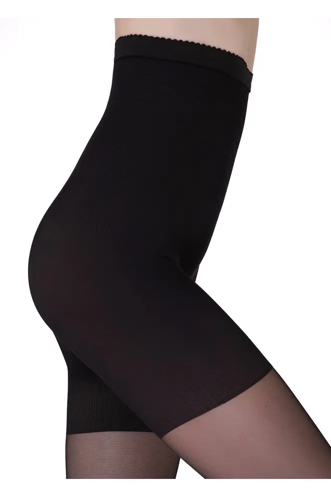 Shaping tights with high waist TALIA CONTROL 40 den (nero)