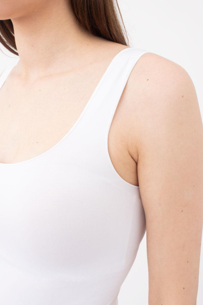 Nahtloses Tanktop mit breiten Tragern TANK (white) Nahtloses Tanktop mit breiten Tragern TANK (white)