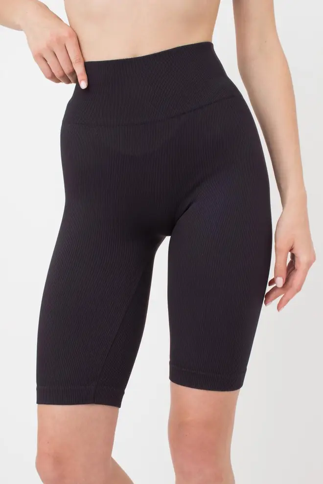 Ribbed Cycling Shorts TRACKS RIB (black)