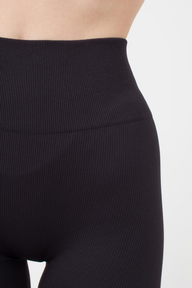 Gerippete Radlershorts TRACKS RIB (black)