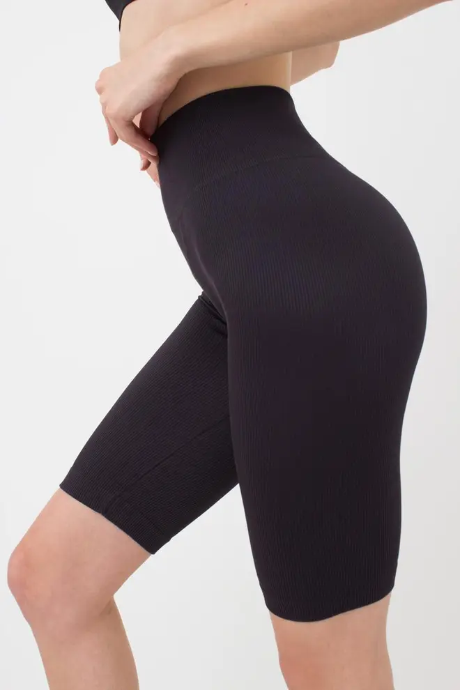 Ribbed Cycling Shorts TRACKS RIB (black)