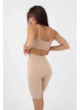 High-waisted bike shorts TRACKS 01 (naturale) High-waisted bike shorts TRACKS 01 (naturale)