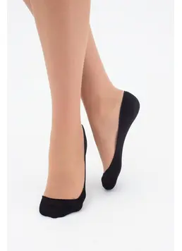 Unsichtbare Füßlinge WF1 BALLERINA COMFORT (black)