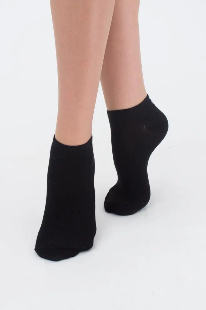 2 Pack Baumwollesocken WS1 CLASSIC (black/white)