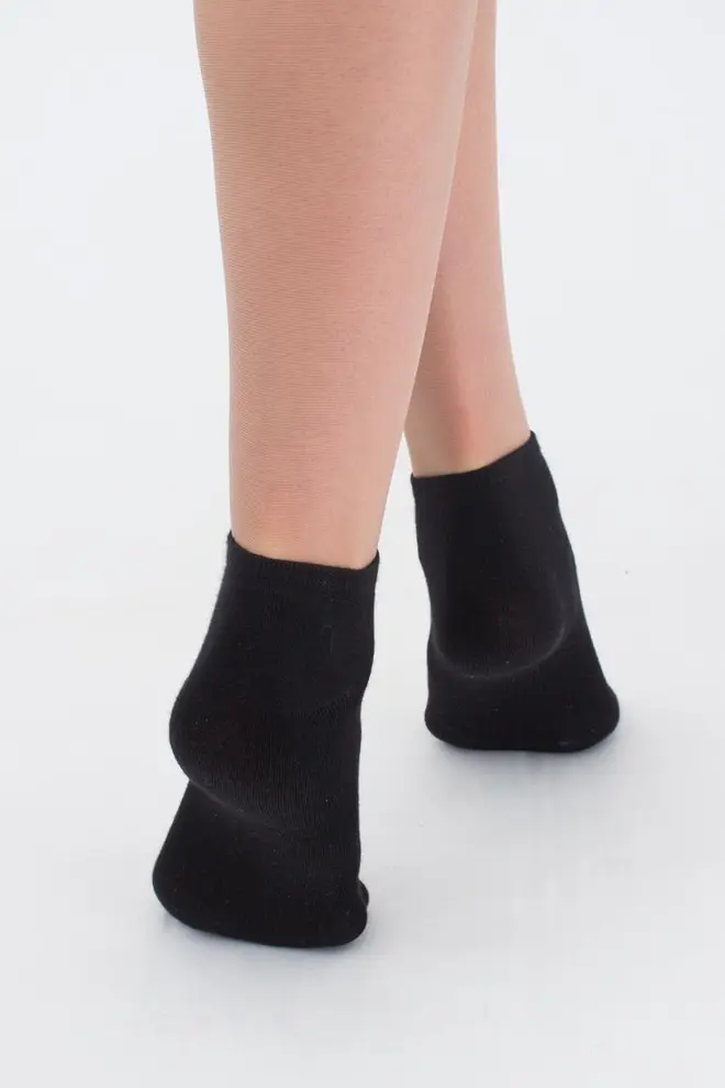 2 Pack Baumwollesocken WS1 CLASSIC (black/white)