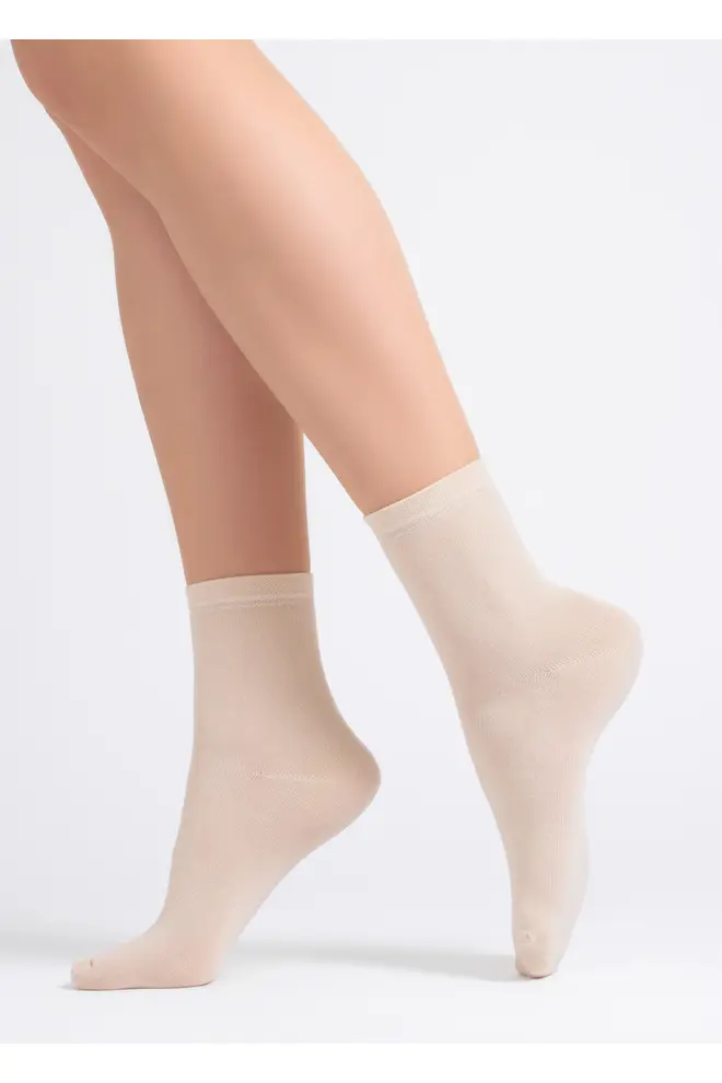 2 Pack Cotton High Socks WS3 CLASSIC (chocolate/sand)