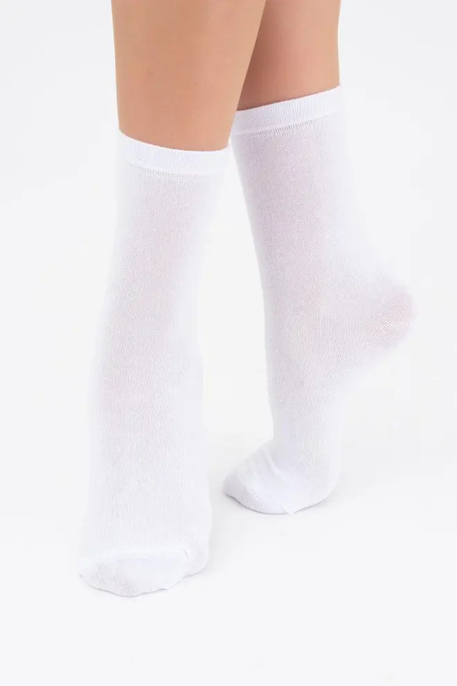 2 Pack Hohe socken aus Baumwolle WS3 CLASSIC (white/white)