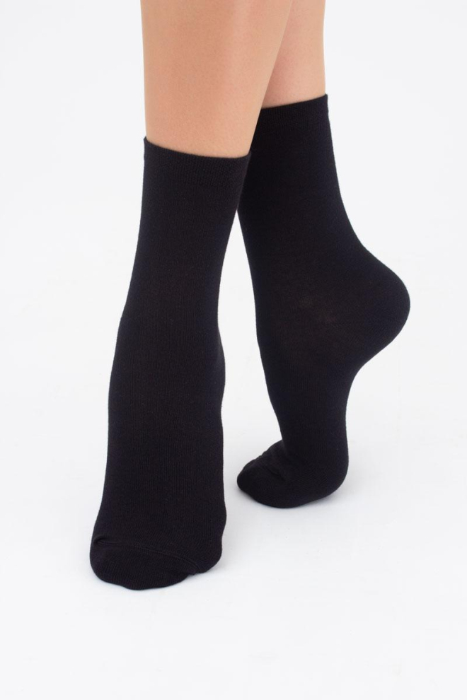 2 Pack Hohe socken aus Baumwolle WS3 CLASSIC (black/white)