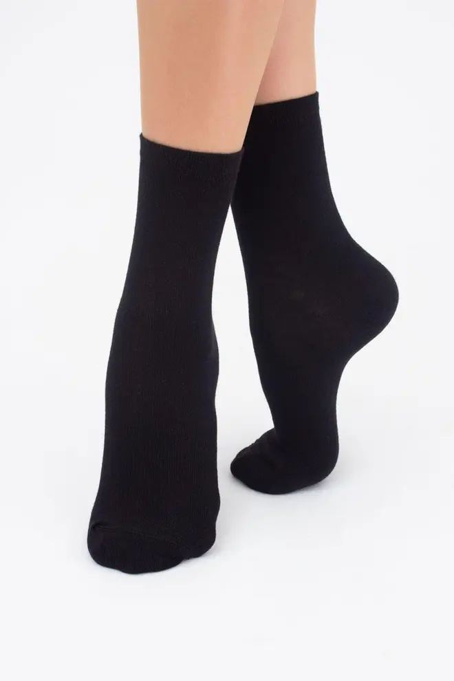 2 Pack Cotton High Socks WS3 CLASSIC (black/white)