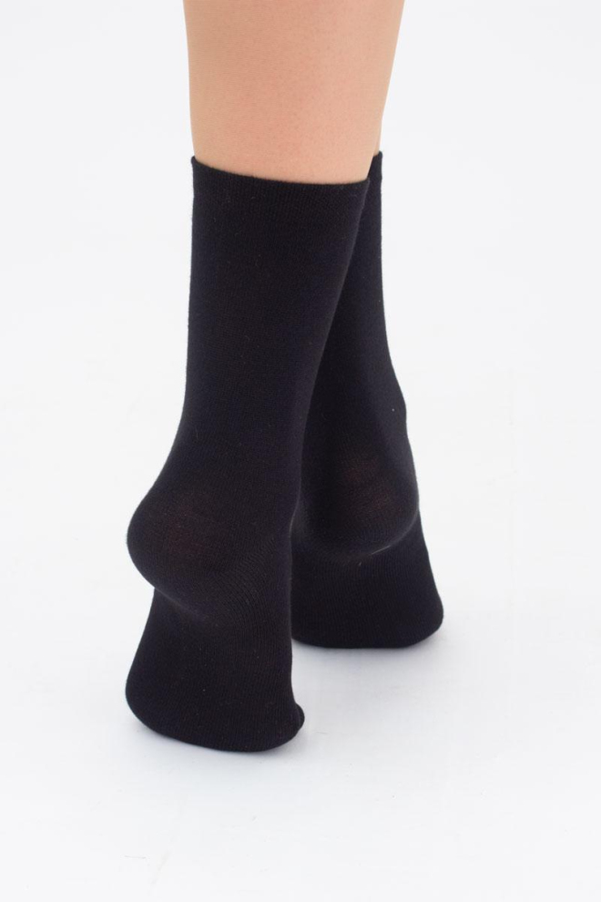 2 Pack Hohe socken aus Baumwolle WS3 CLASSIC (black/white)