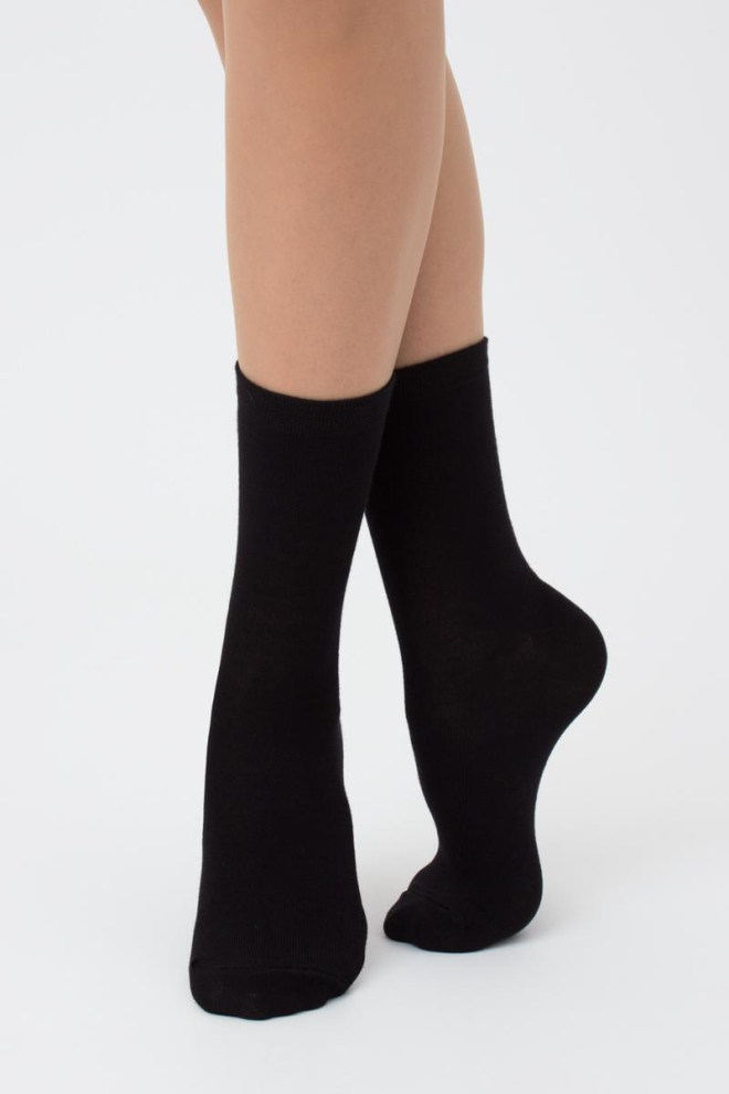 2 Pack Cotton High Socks WS3 CLASSIC (black/black)