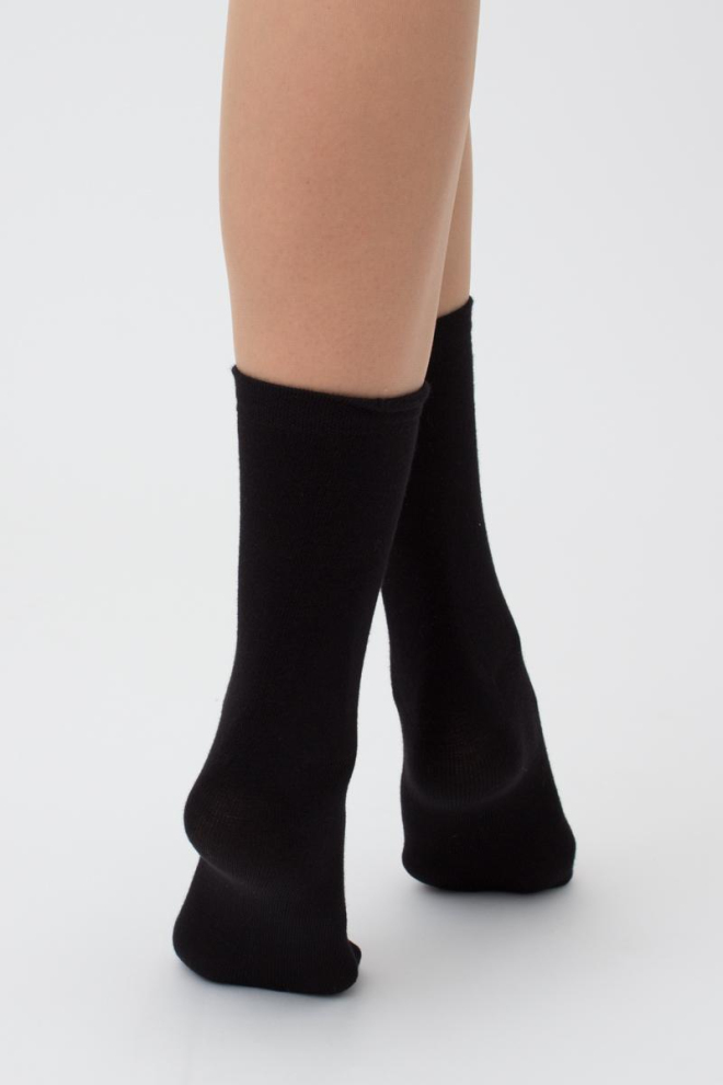 2 Pack Hohe socken aus Baumwolle WS3 CLASSIC (black/black)
