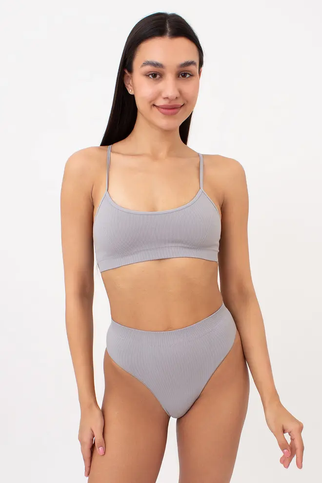 Seamless Ribbed Brazilian Briefs BRASILIAN BRIEFS RIB (griffin)