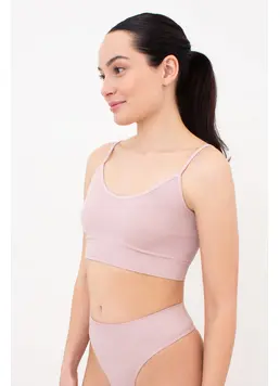 Nahtloses Top mit körniger Textur CAMI TOP GRAIN (burnished lilac)