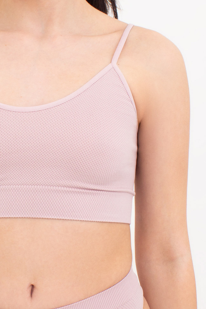 Seamless Top with Grainy Texture CAMI TOP GRAIN (burnished lilac)