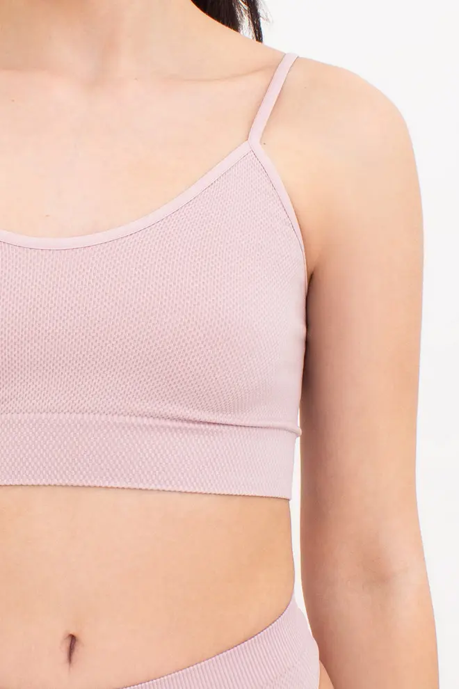 Nahtloses Top mit körniger Textur CAMI TOP GRAIN (burnished lilac)