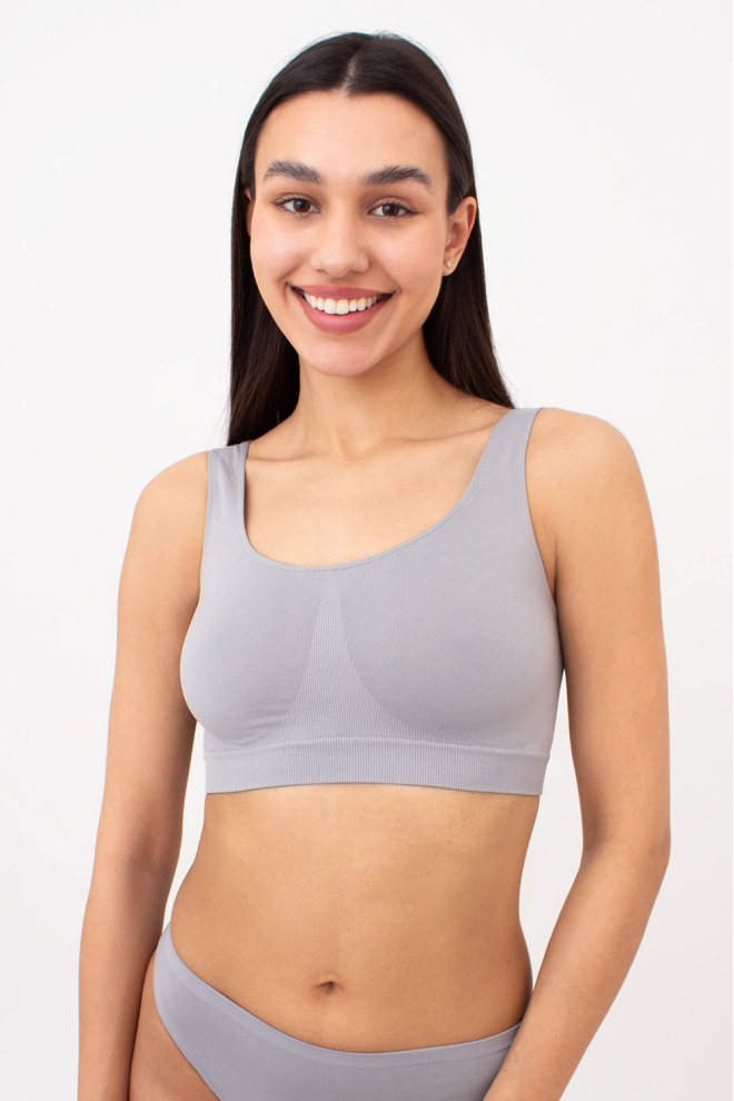 Seamless tank top on wide straps TANK TOP (griffin)