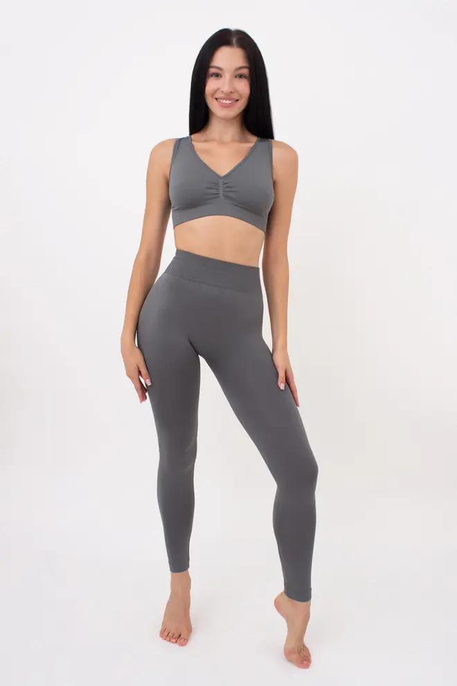 Seamless Push-up Top TOP SHAPE (poppy seed)