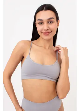 Seamless ribbed top with narrow straps CAMI TOP RIB (griffin) Seamless ribbed top with narrow straps CAMI TOP RIB (griffin)