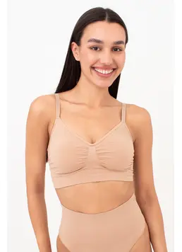 Nahtloses Top mit leicht formender Wirkung BRA SHAPEWEAR (nude)