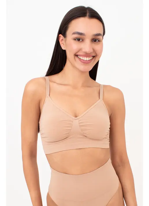 Nahtloses Top mit leicht formender Wirkung BRA SHAPEWEAR (nude) Nahtloses Top mit leicht formender Wirkung BRA SHAPEWEAR (nude)