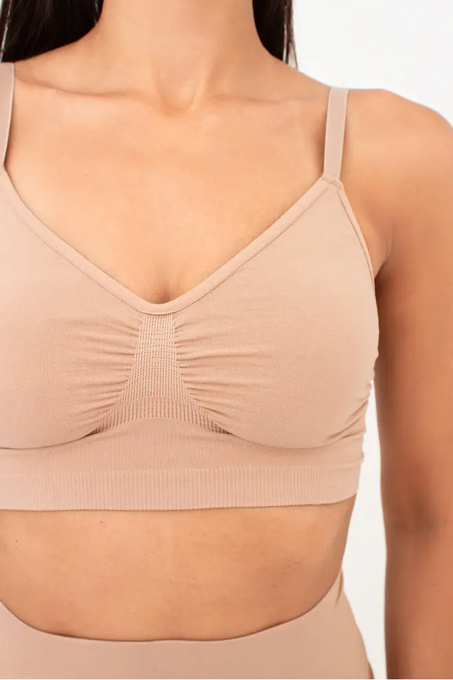 Nahtloses Top mit leicht formender Wirkung BRA SHAPEWEAR (nude)