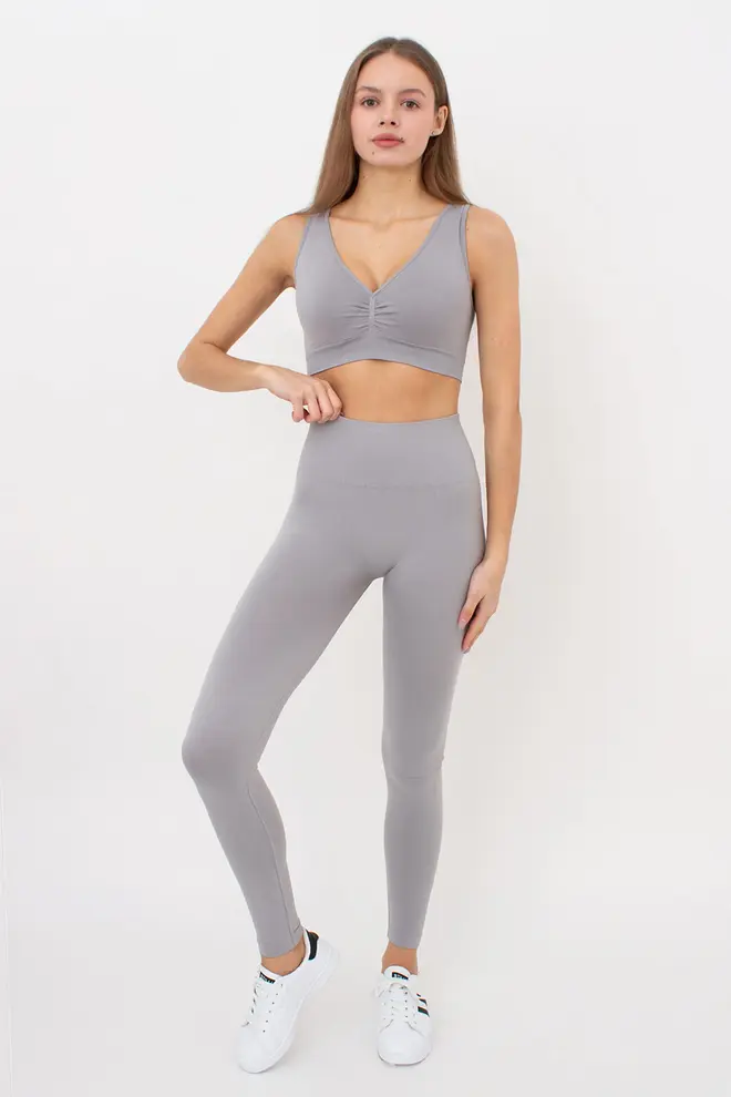 Nahtloses Push-up-Oberteil TOP SHAPE (griffin)