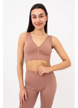 Seamless Push-up Top TOP SHAPE (mokko)