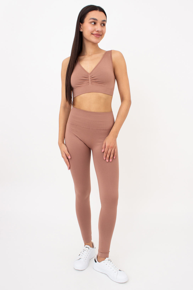 Seamless Push-up Top TOP SHAPE (mokko)