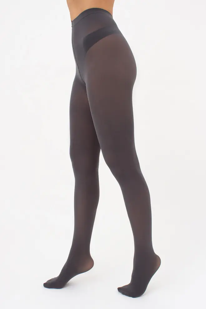 Warme Mikrofaser-Strumpfhosen BLUES 3D 70 den (fumo)