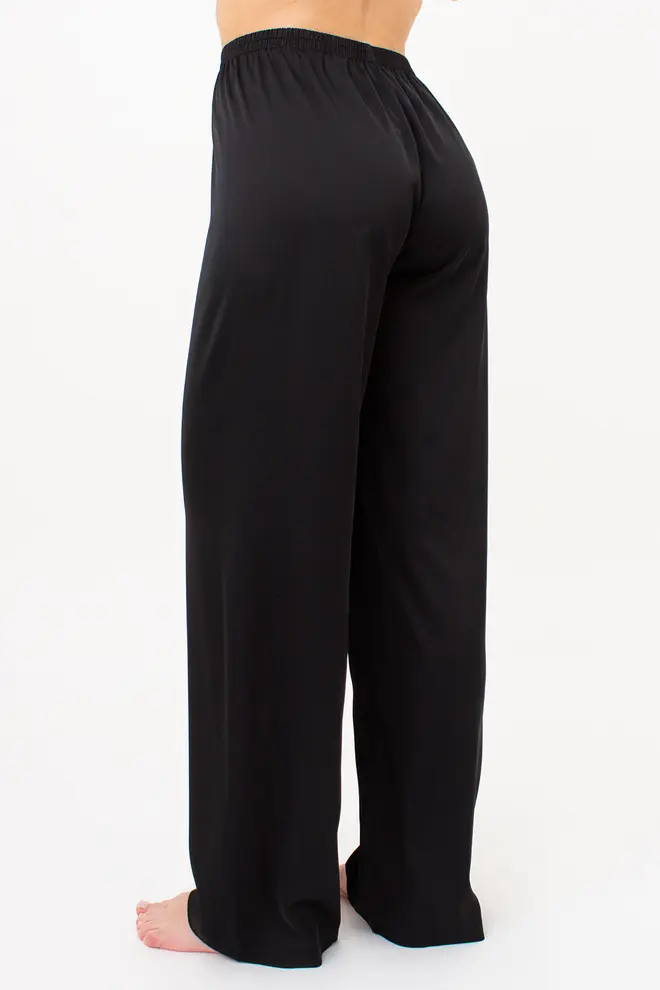 Seidepyjama mit Spitze HELENA 5009/051 (black)