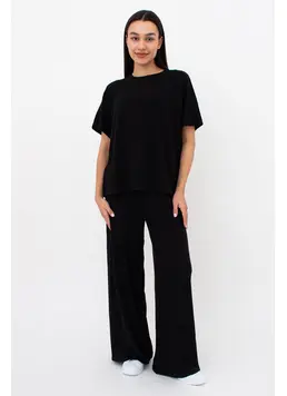 2-Piece Set of Viscose Blend LIGHT ESSENCE 5122/250 (black)