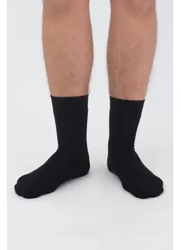 Classic Warm Men’s Socks Ms3 terry classic 003 (black)