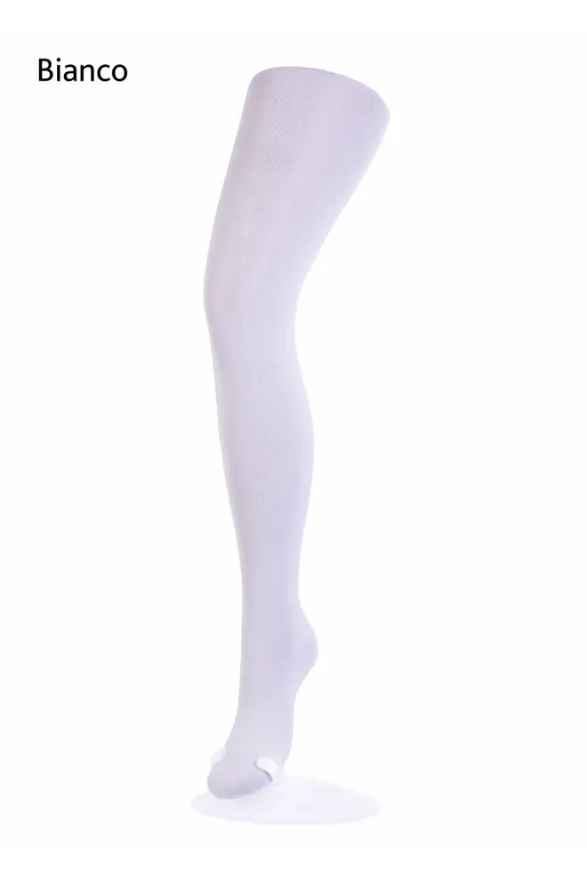 Children's warm tights BETTY 80 (bianco)
