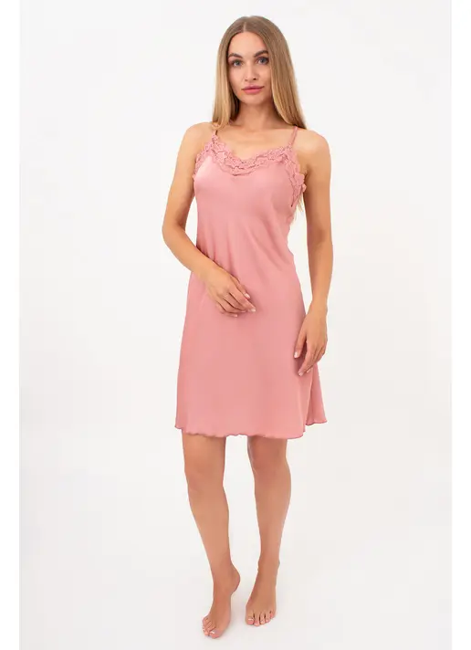 Nachthemd aus Seide HELENA 8011/051 (antique rose) Nachthemd aus Seide HELENA 8011/051 (antique rose)