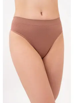 String-Slips mit körniger Textur STRING BRIEFS GRAIN (mokko)