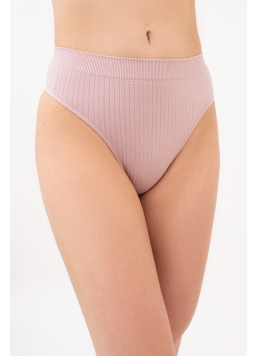 Thong briefs with textured braid pattern STRING BRIEFS BRAID (burnished lilac)