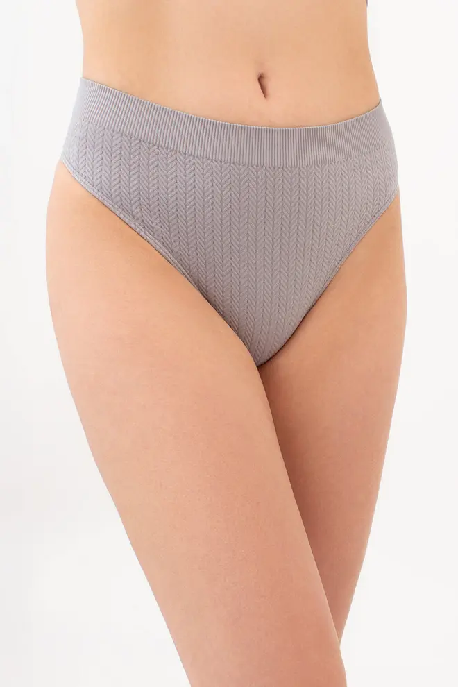 String-Slip mit strukturiertem Zopfmuster STRING BRIEFS BRAID (griffin)