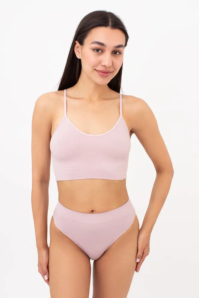 Nahtloser Brazilian Slip mit körniger Textur BRASILIAN BRIEFS GRAIN (burnished lilac)