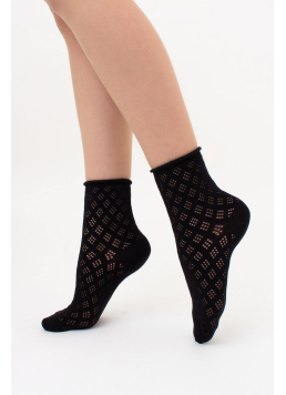Openwork Socks Bandless WS3 AIR 001 (V2) (nero)